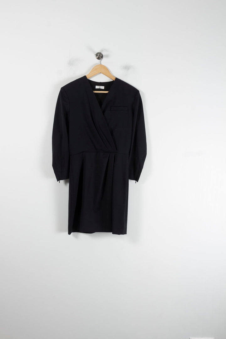 Robe Midi Bleue - Taille M/38 de la marque Sandro | PARAD64852 - Vendu par Paradigme - Image 2