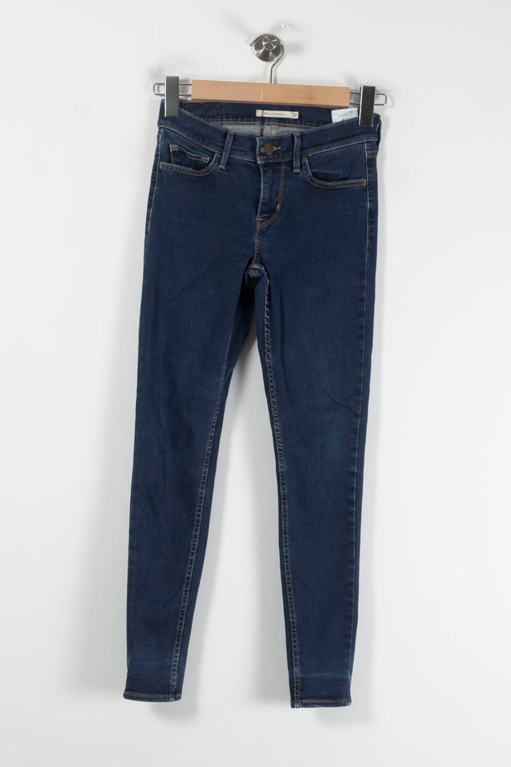 Jean Skinny Bleu - Taille S/36 de la marque Levi's | PARAD64855 - Vendu par Paradigme - Image 2