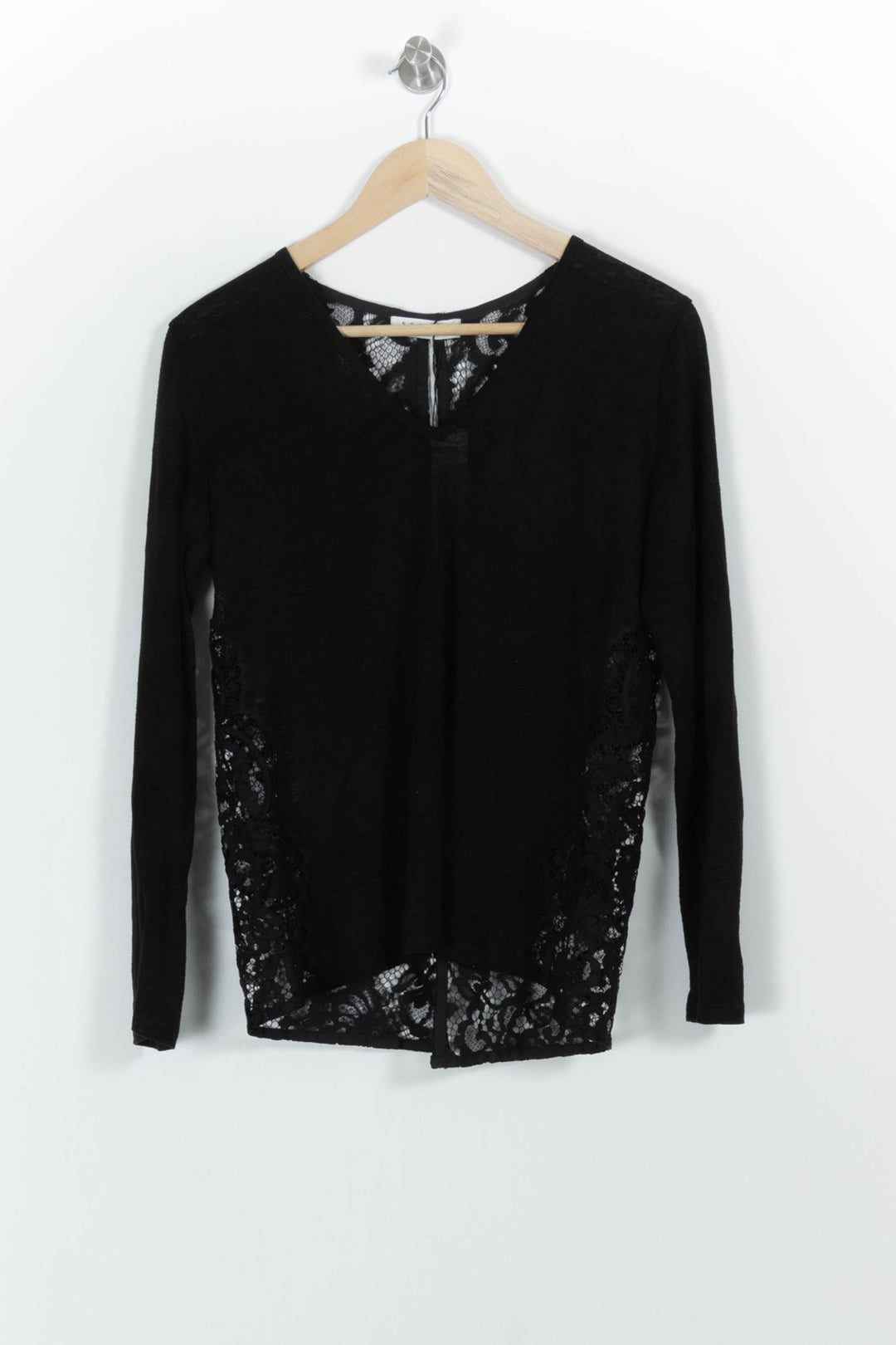 Pull Noir - Taille L/40 de la marque Sandro | PARAD64857 - Vendu par Paradigme - Image 2