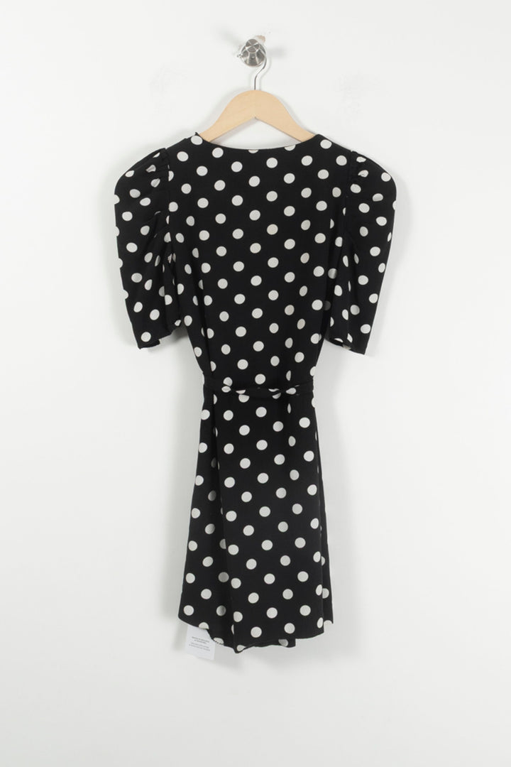 Robe Courte Noire et Blanche - Taille XS/34 de la marque Claudie Pierlot | PARAD64867 - Vendu par Paradigme - Image 4
