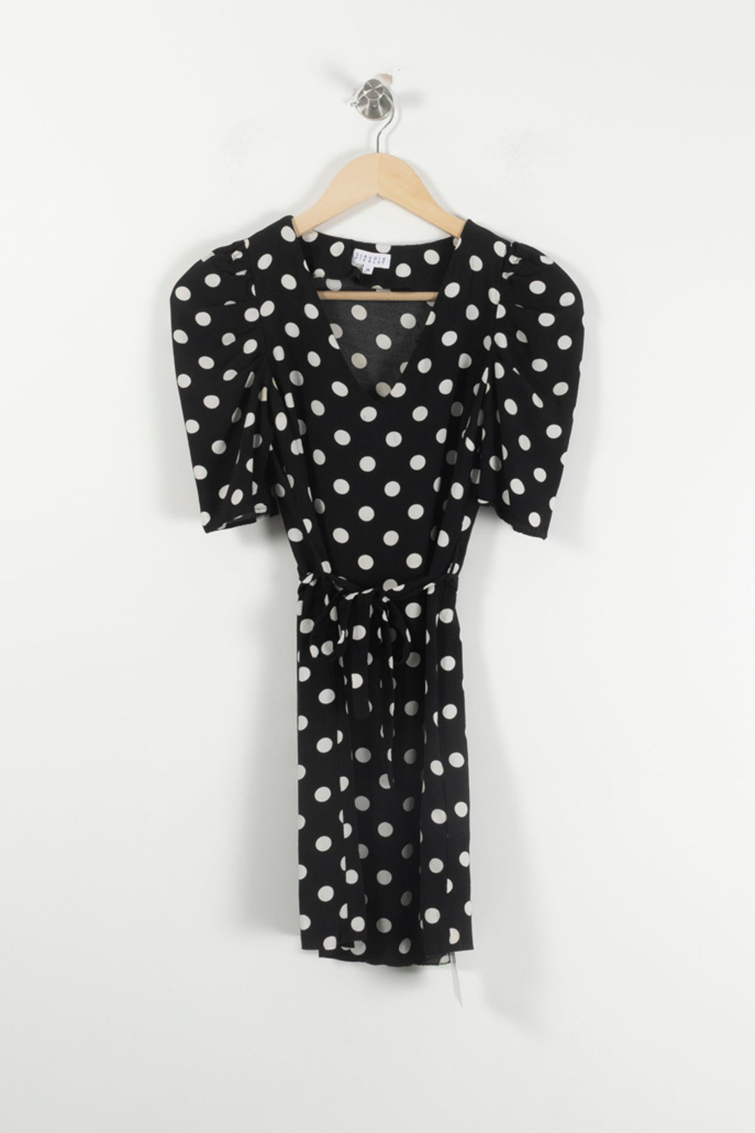 Robe Courte Noire et Blanche - Taille XS/34 de la marque Claudie Pierlot | PARAD64867 - Vendu par Paradigme - Image 2