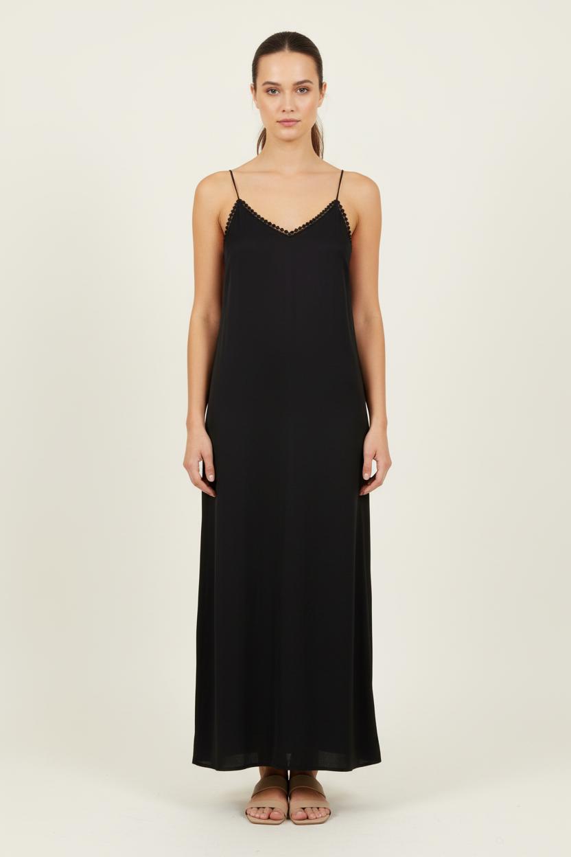 Robe Longue Noire - Taille S/36 de la marque The Kooples | PARAD64869 - Vendu par Paradigme - Image 1