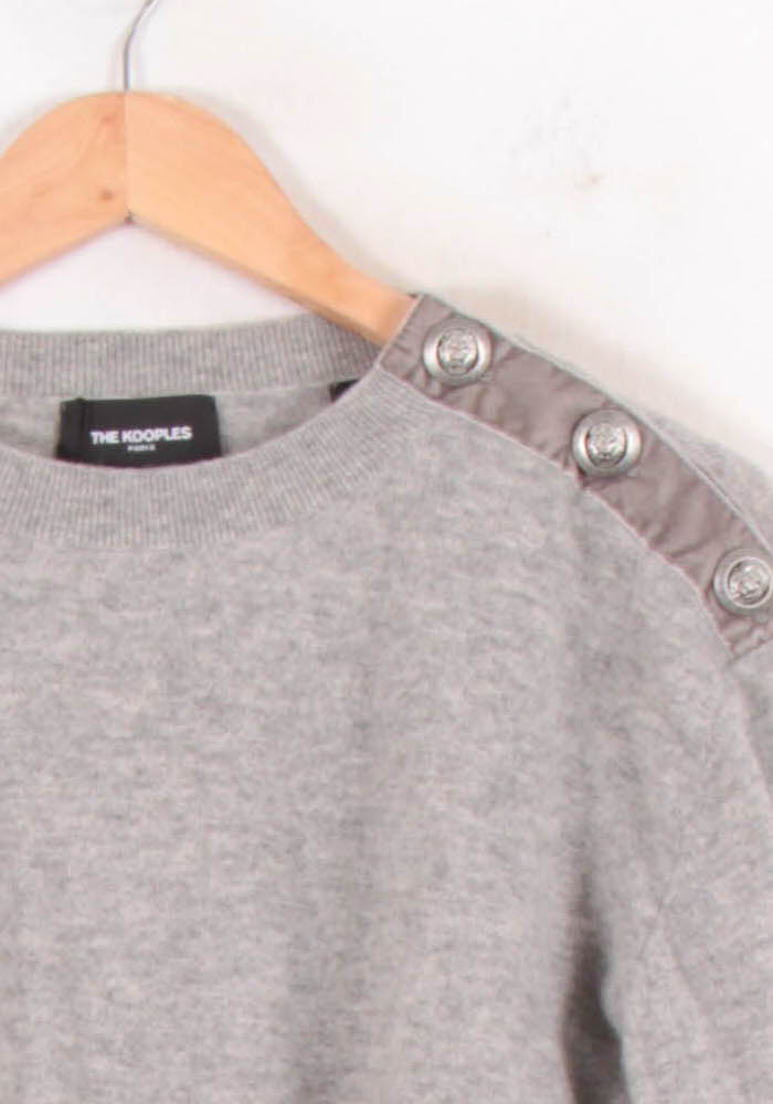 Pull Gris - Taille M/38 de la marque The Kooples | PARAD64871 - Vendu par Paradigme - Image 3