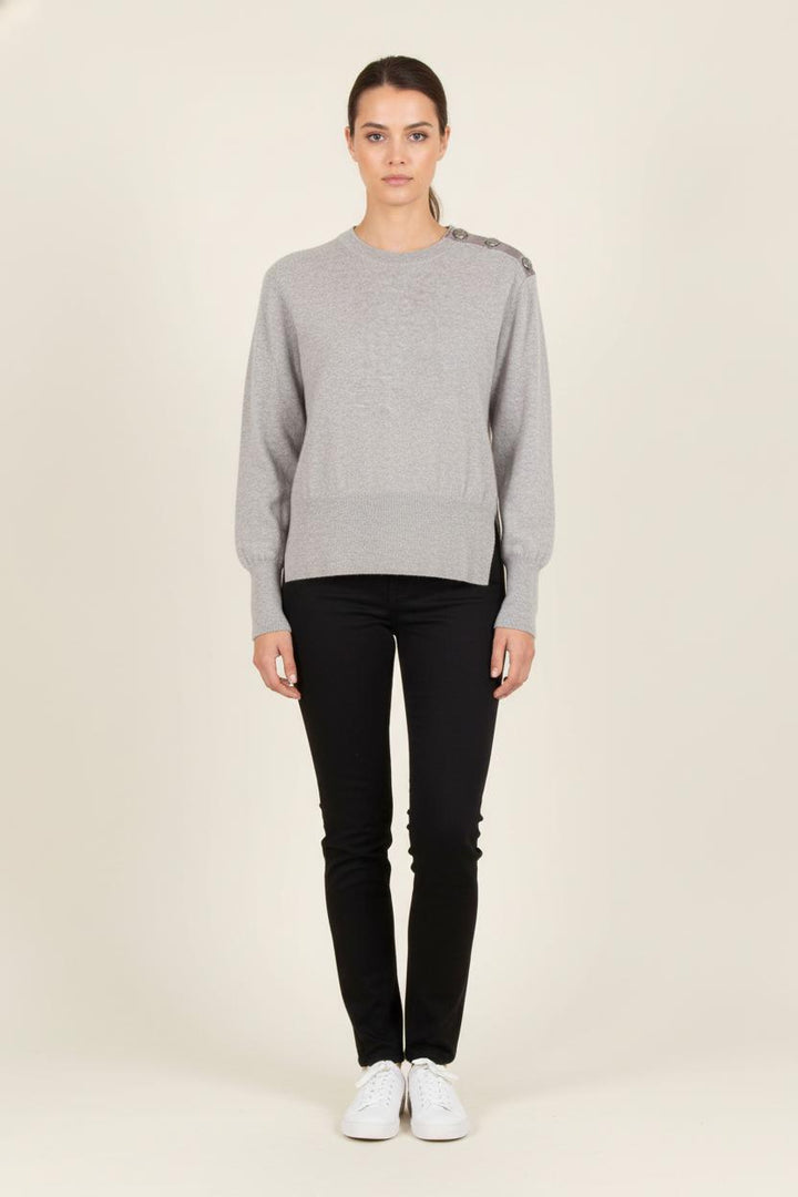 Pull Gris - Taille M/38 de la marque The Kooples | PARAD64871 - Vendu par Paradigme - Image 1