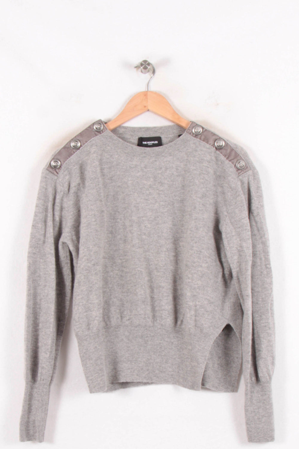 Pull Gris - Taille M/38 de la marque The Kooples | PARAD64871 - Vendu par Paradigme - Image 2