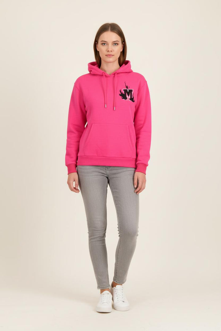 Sweat à Capuche Rose - Taille S/36 de la marque Maje | PARAD64872 - Vendu par Paradigme - Image 1