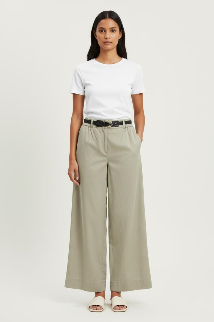 Pantalon Large Vert clair - Taille M/38 de la marque Maje | PARAD64873 - Vendu par Paradigme - Image 1