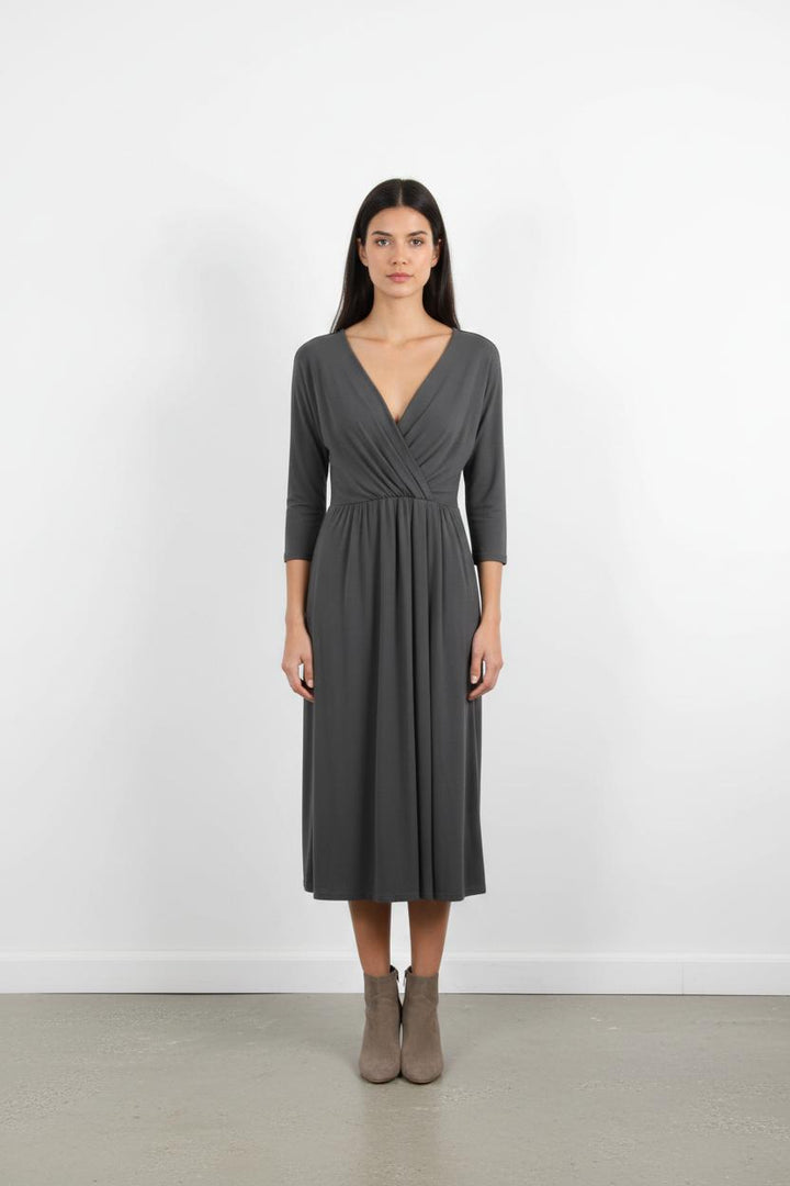 Robe Longue Grise - Taille M/38