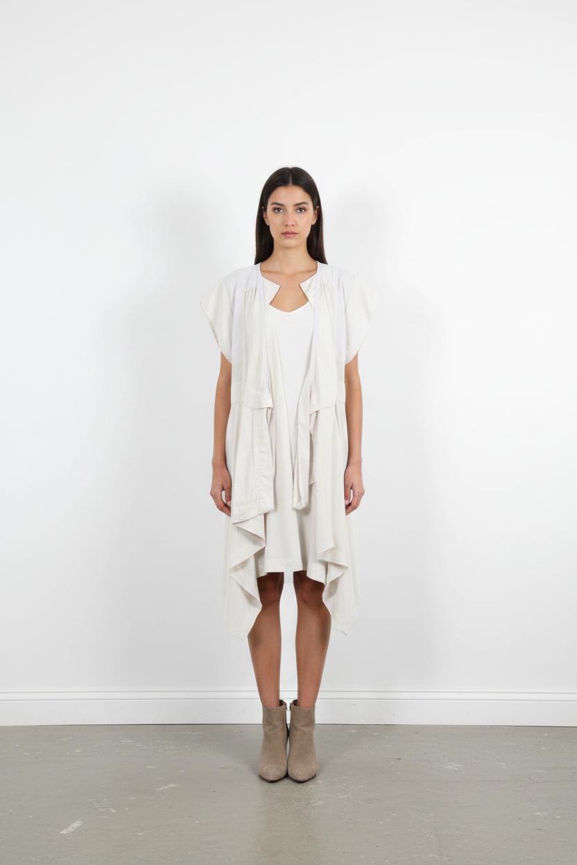 Robe Asymétrique Blanche - Taille XXL/44