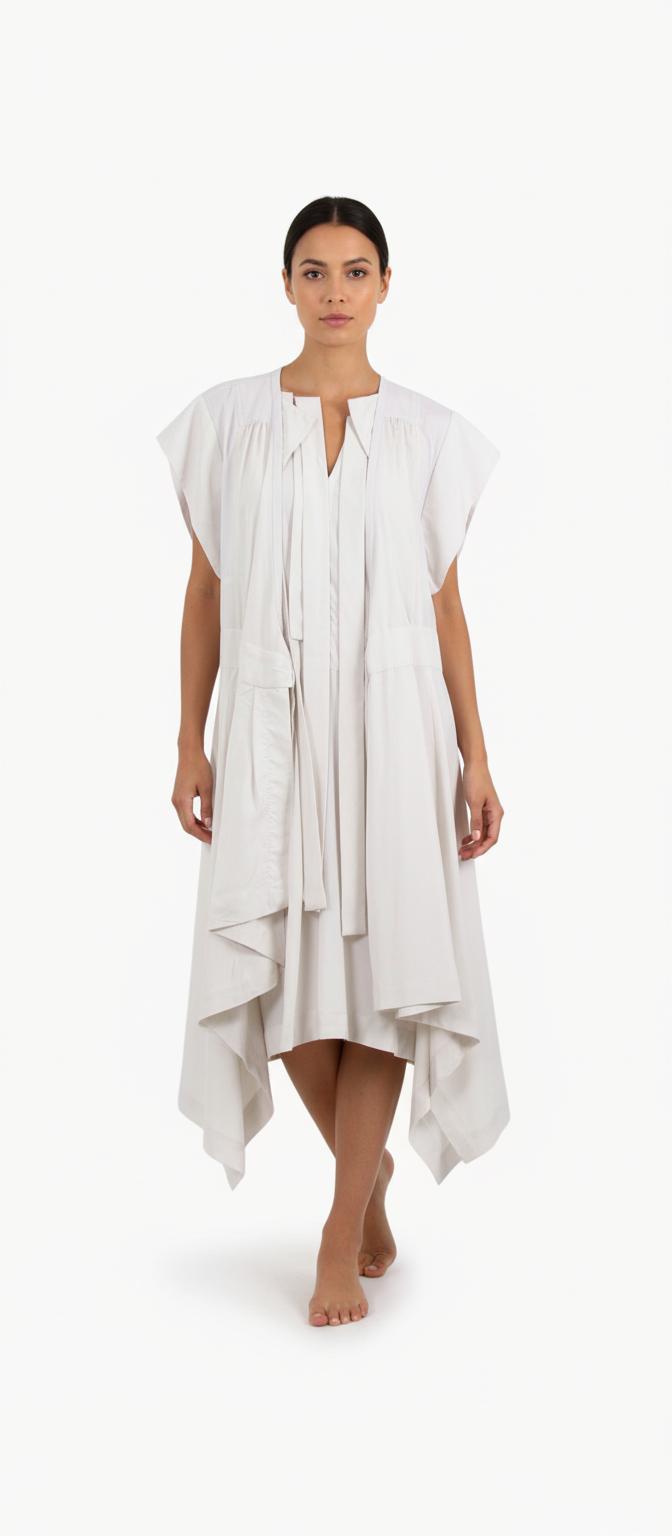 Robe Asymétrique Blanche - Taille XXL/44 de la marque Isabel Marant | PARAD64895 - Vendu par Paradigme - Image 1