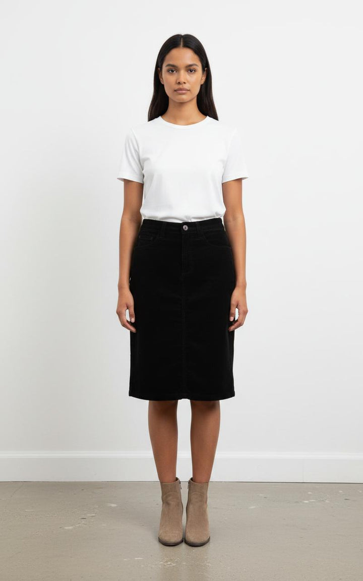Jupe Droite Noire - Taille S/36