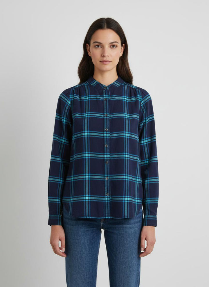Chemise Bleu Marine et Bleu Clair - Taille XS/34