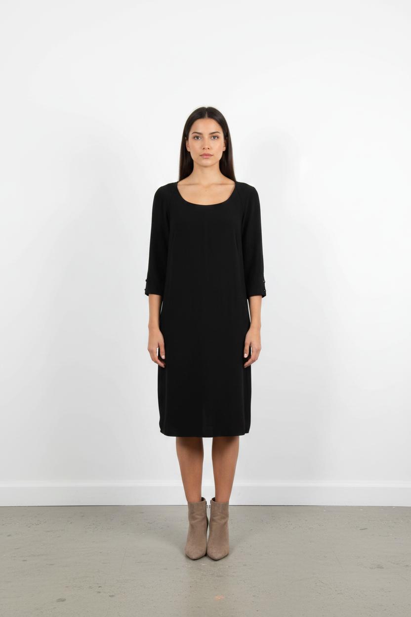 Robe Midi Noire - Taille S/36