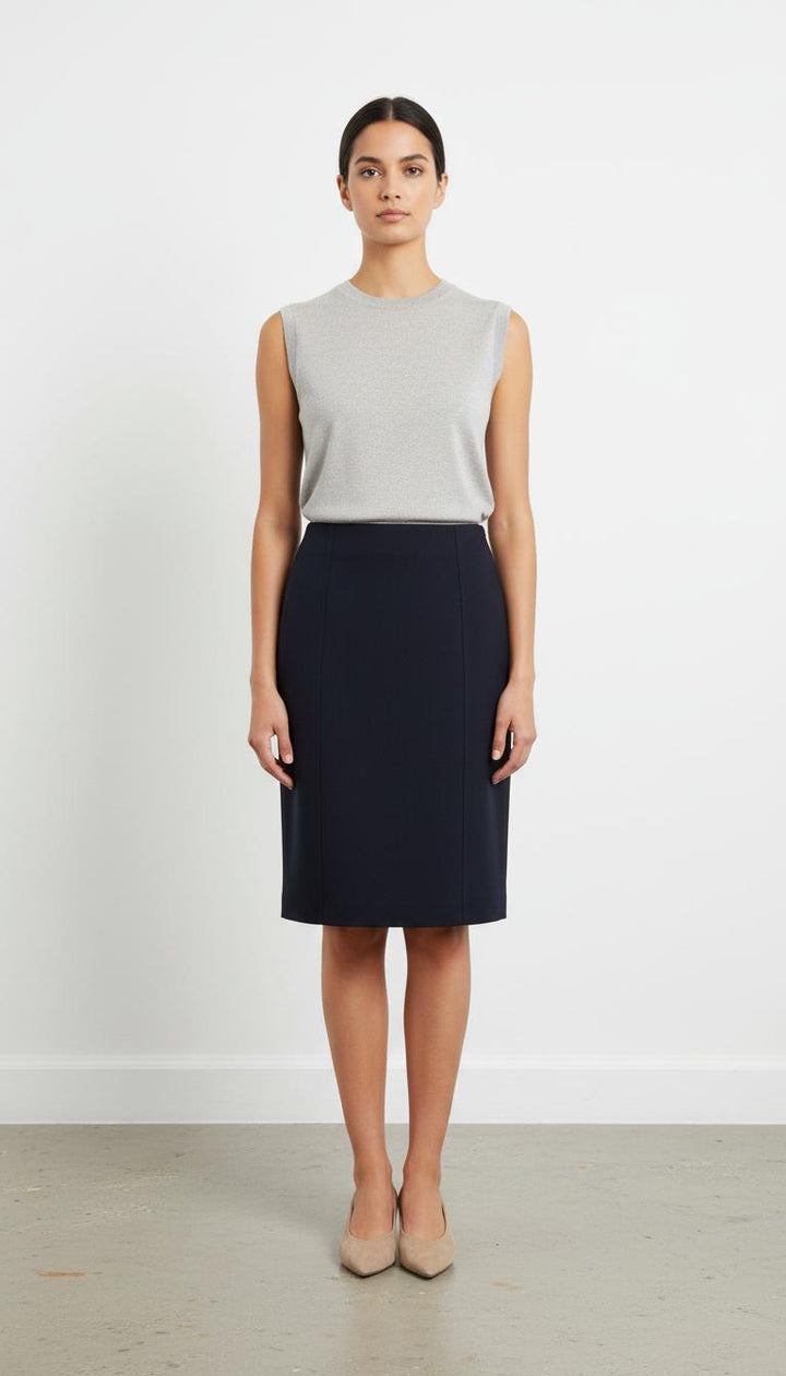 Jupe Crayon Bleue - Taille S/36