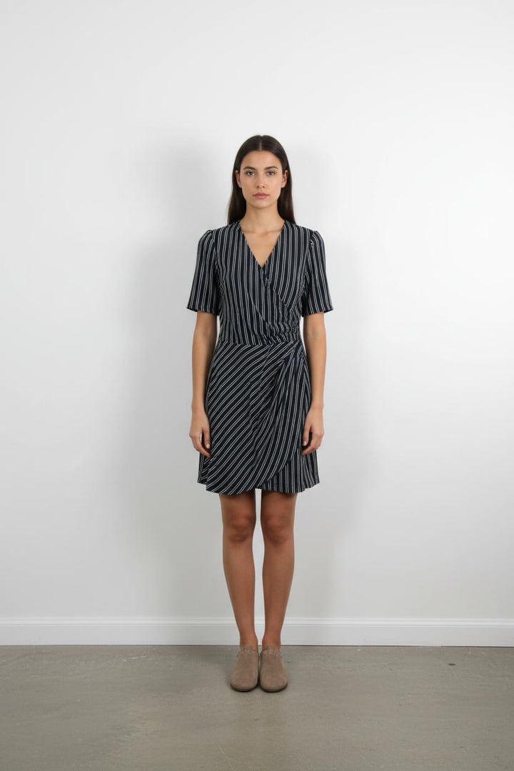 Robe Courte Bleu et Blanc - Taille M/38