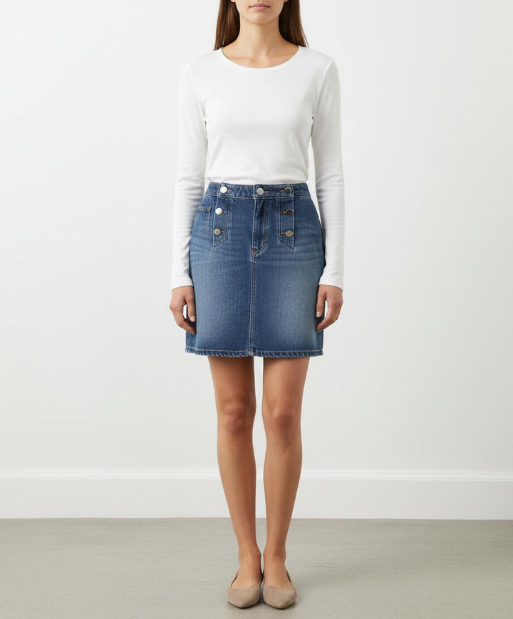 Jupe En Jean Bleue - Taille S/36