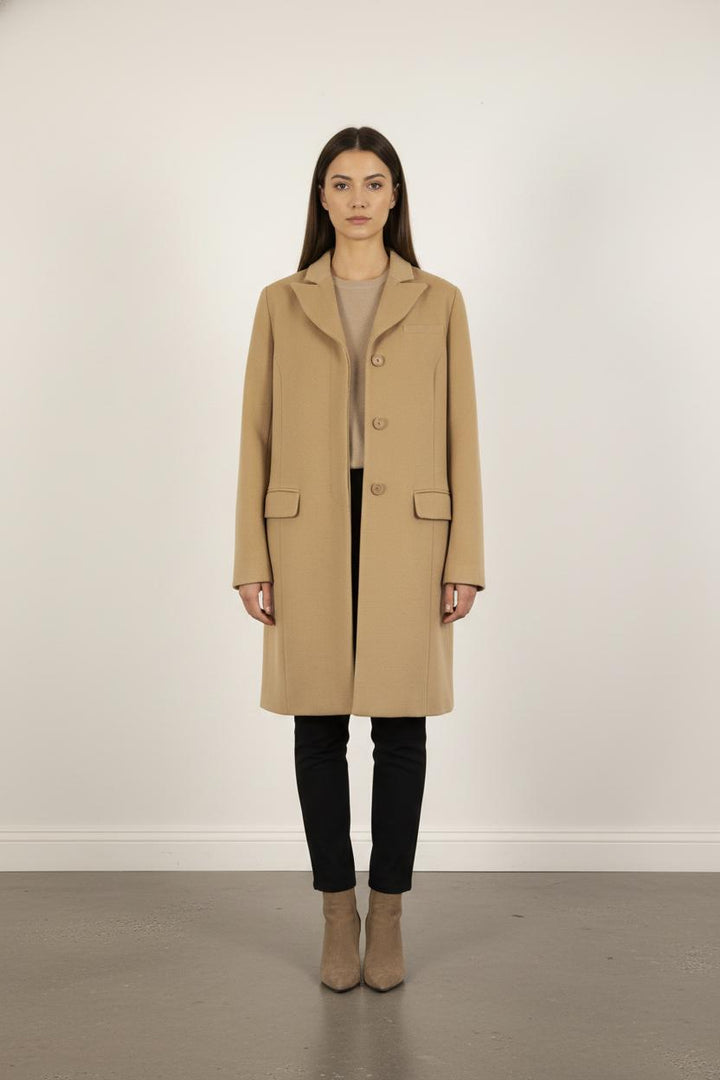 Manteau Long Marron - Taille XL/42