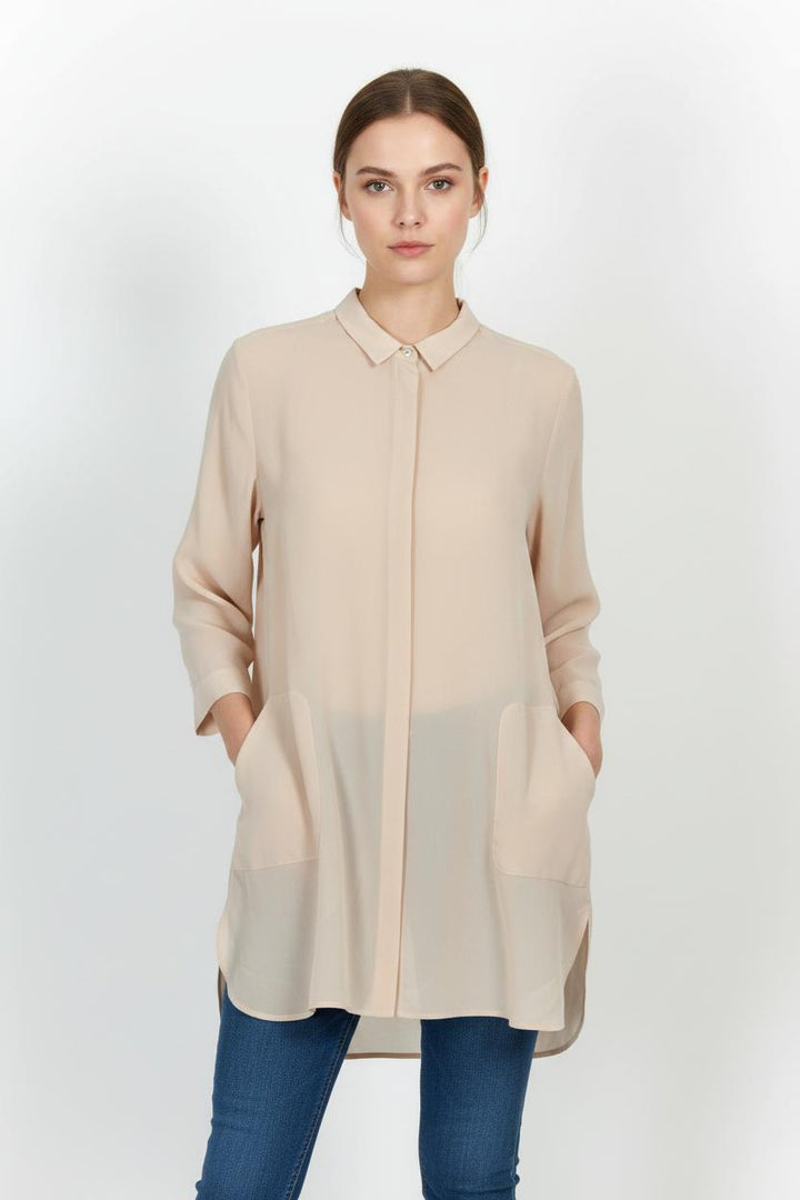 Chemise Longue Rose - Taille XL/42 de la marque Marina Rinaldi | PARAD64980 - Vendu par Paradigme - Image 1