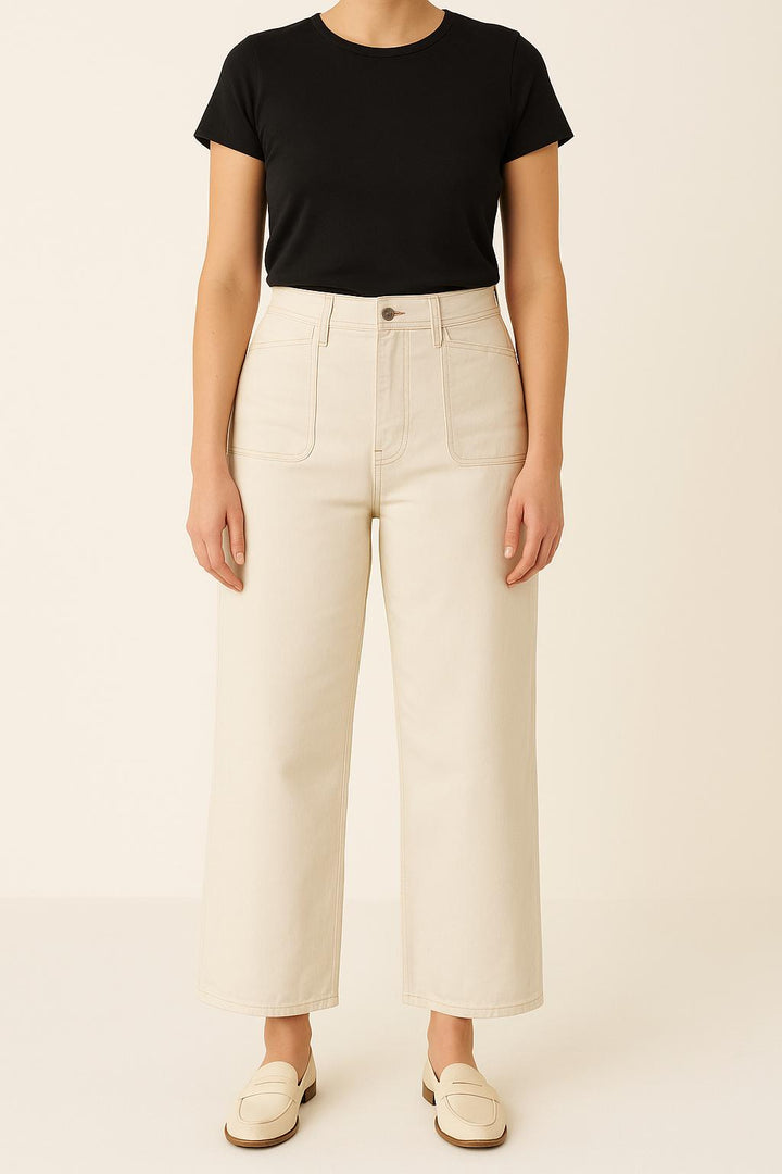 Jean Blanc - Taille XL/42 de la marque La Fée Maraboutée | PARAD64998 - Vendu par Paradigme - Image 1