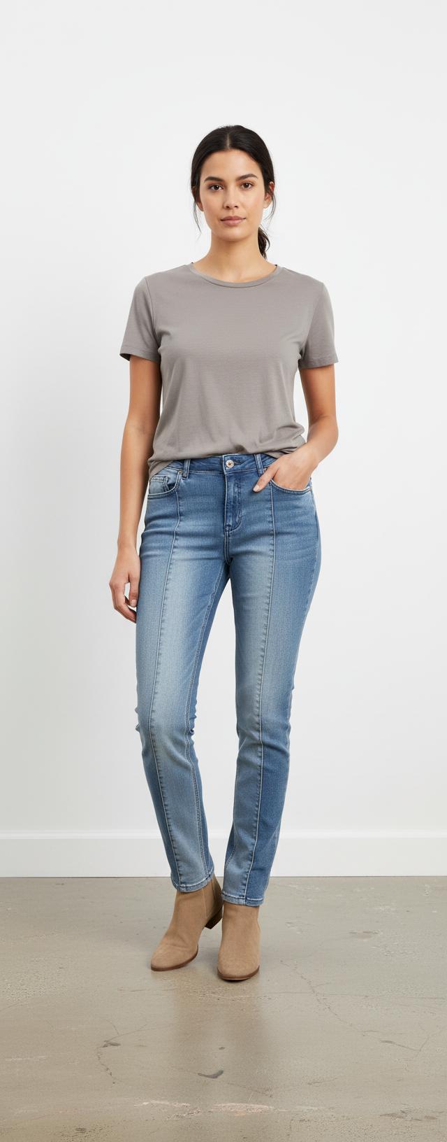Jean Bleu délavé - Taille S/36