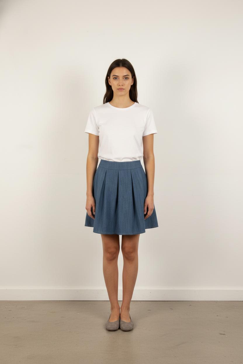 Jupe Patineuse Bleue - Taille S/36