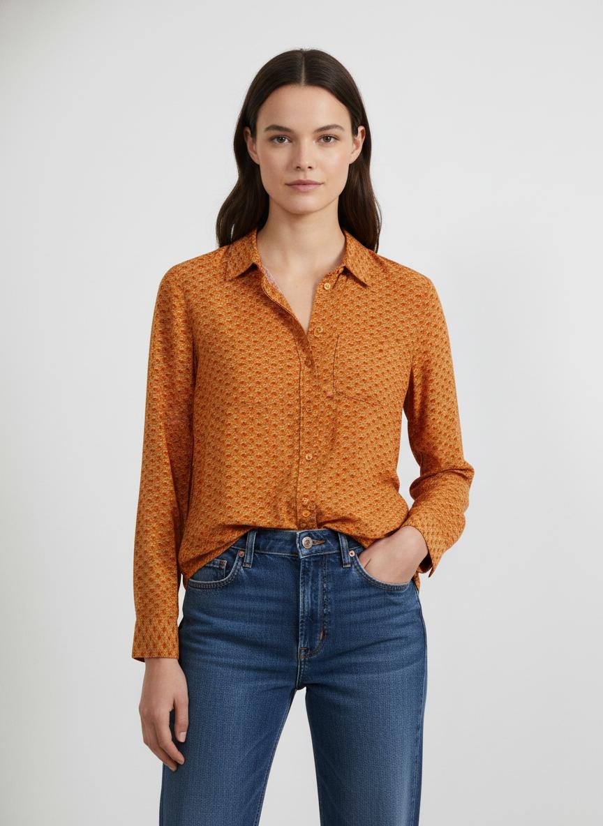 Chemise Orange - Taille M/38