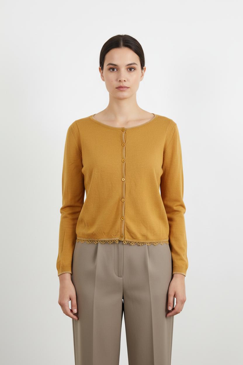 Cardigan Jaune - Taille L/40