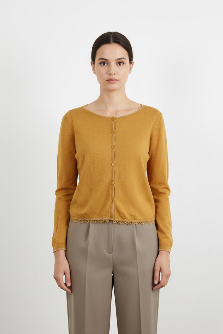 Cardigan Jaune - Taille L/40