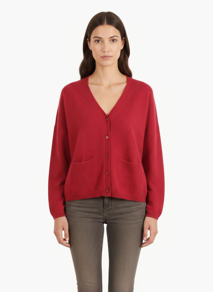 Cardigan Rouge - Taille S/36