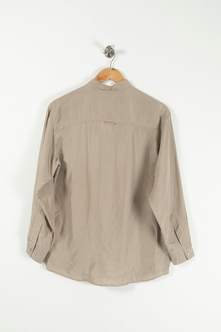 Chemise Col Mao Beige - Taille S/36 de la marque Comptoir des Cotonniers | PARAD65114 - Vendu par Paradigme - Image 4
