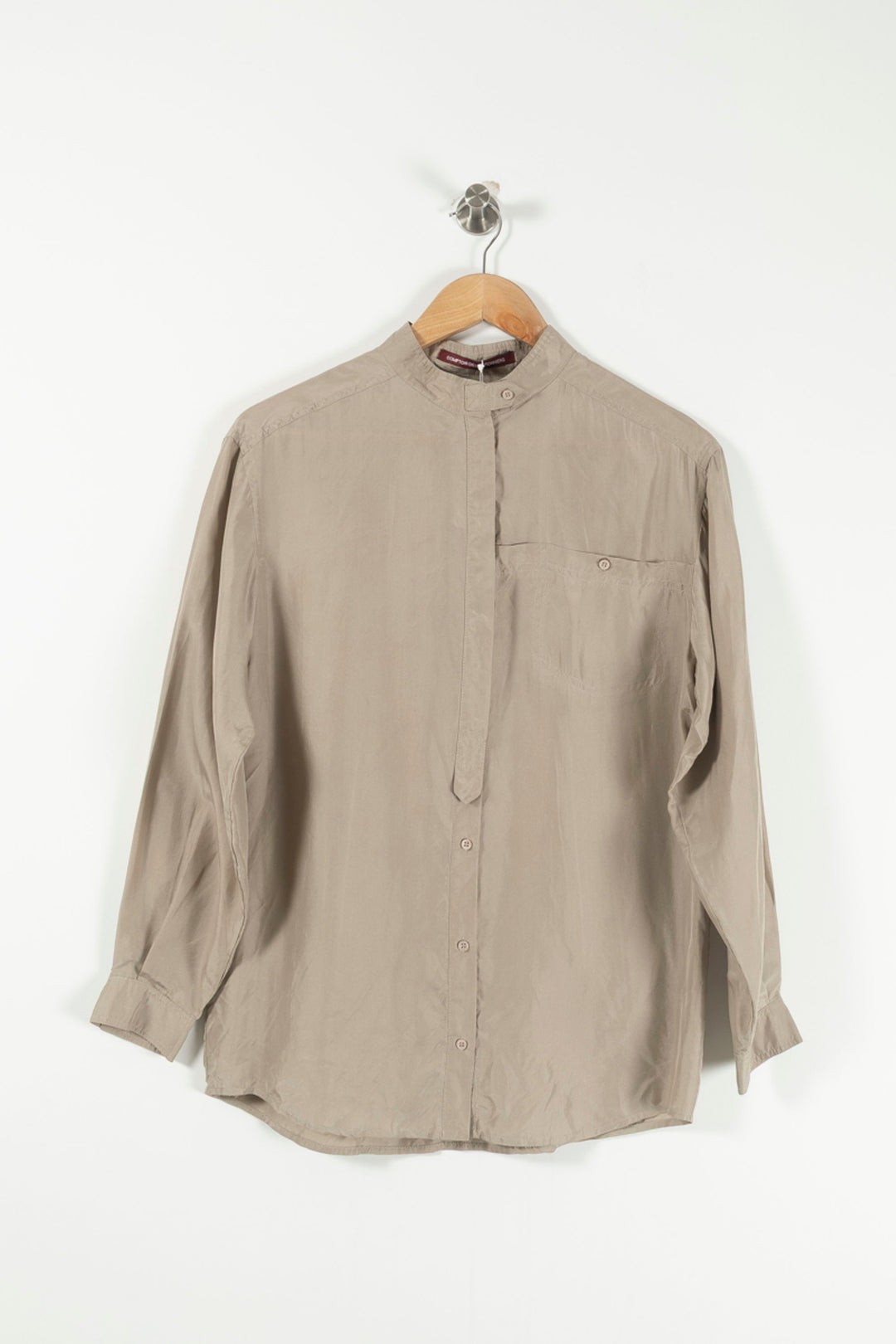 Chemise Col Mao Beige - Taille S/36 de la marque Comptoir des Cotonniers | PARAD65114 - Vendu par Paradigme - Image 2