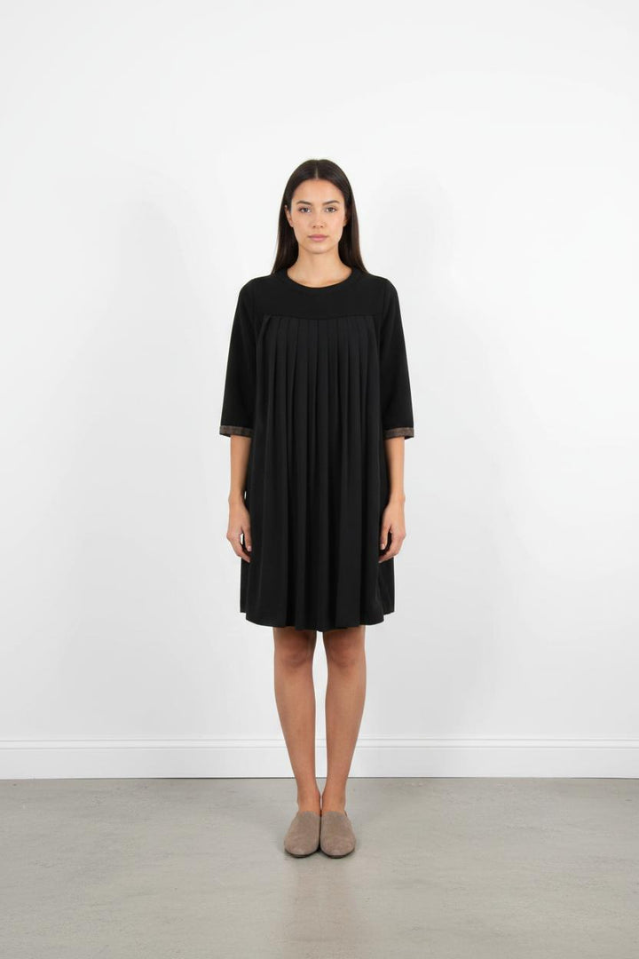 Robe Plissée Noire - Taille M/38
