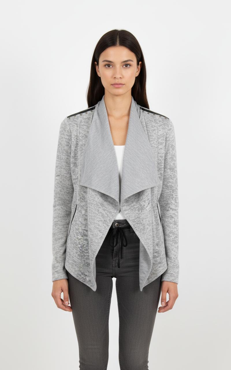 Cardigan Gris - Taille XS/34