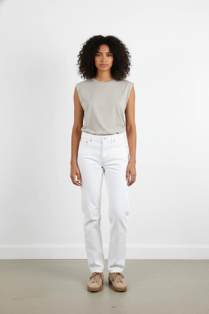 Jean Large Blanc - Taille M/38