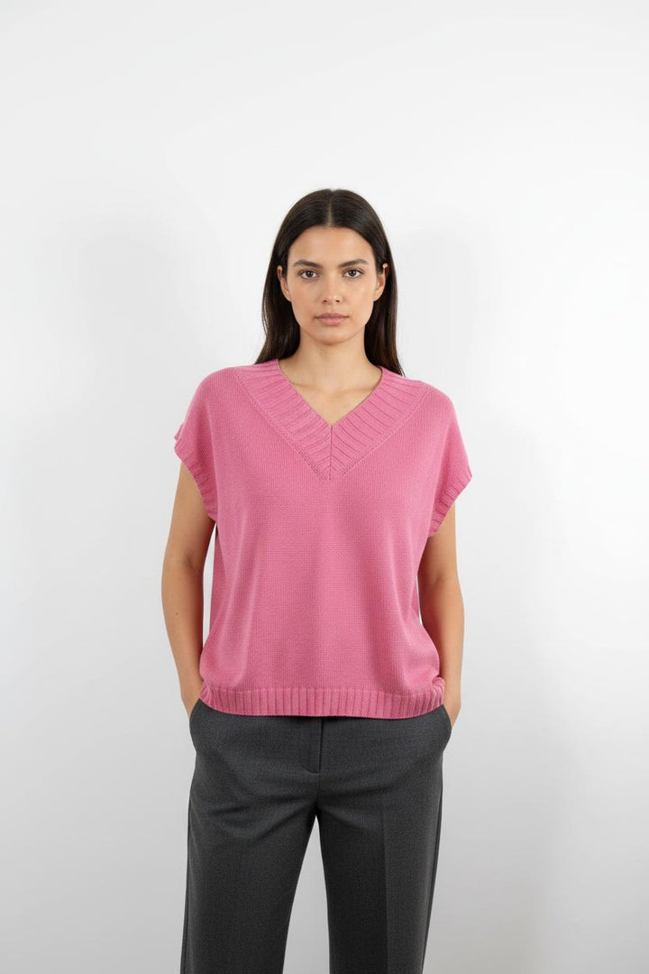 Pull Sans Manches Rose - Taille XL/42