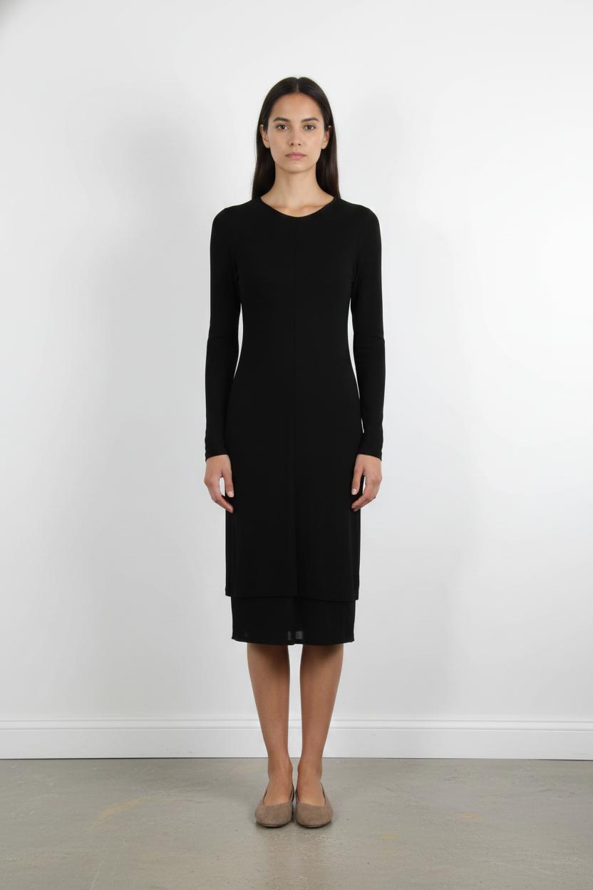 Robe Midi Noire - Taille XS/34