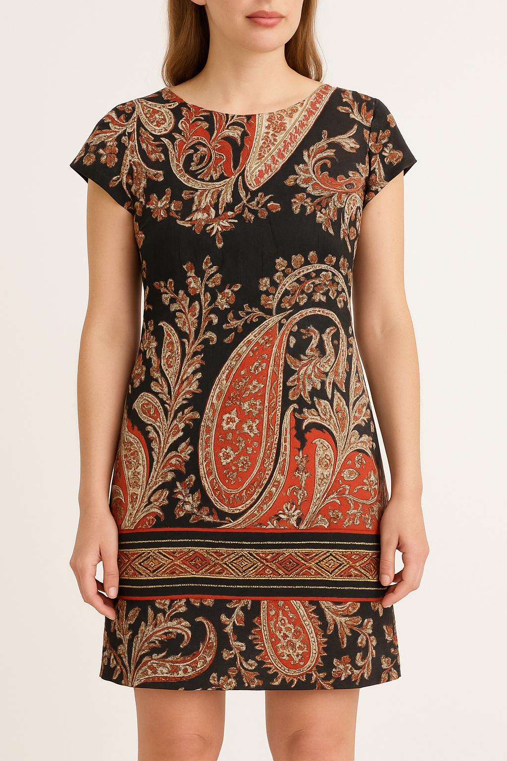 Robe Courte Noire et Rouge - Taille L/40 de la marque Isabel Marant étoile | PARAD65237 - Vendu par Paradigme - Image 1