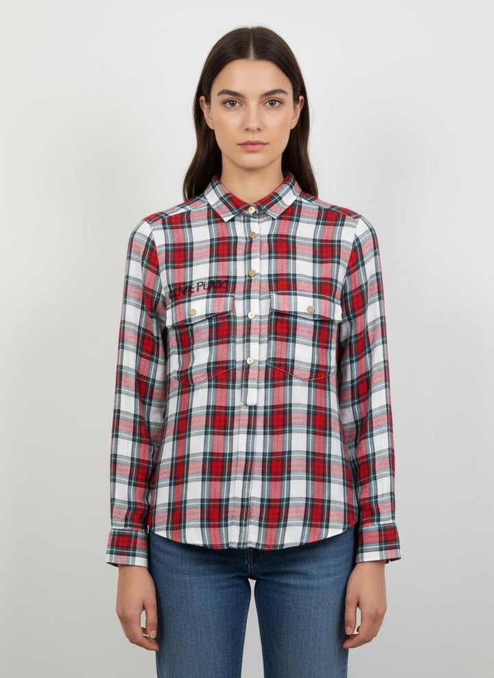 Chemise Carreaux Rouge et Blanc - Taille S/36