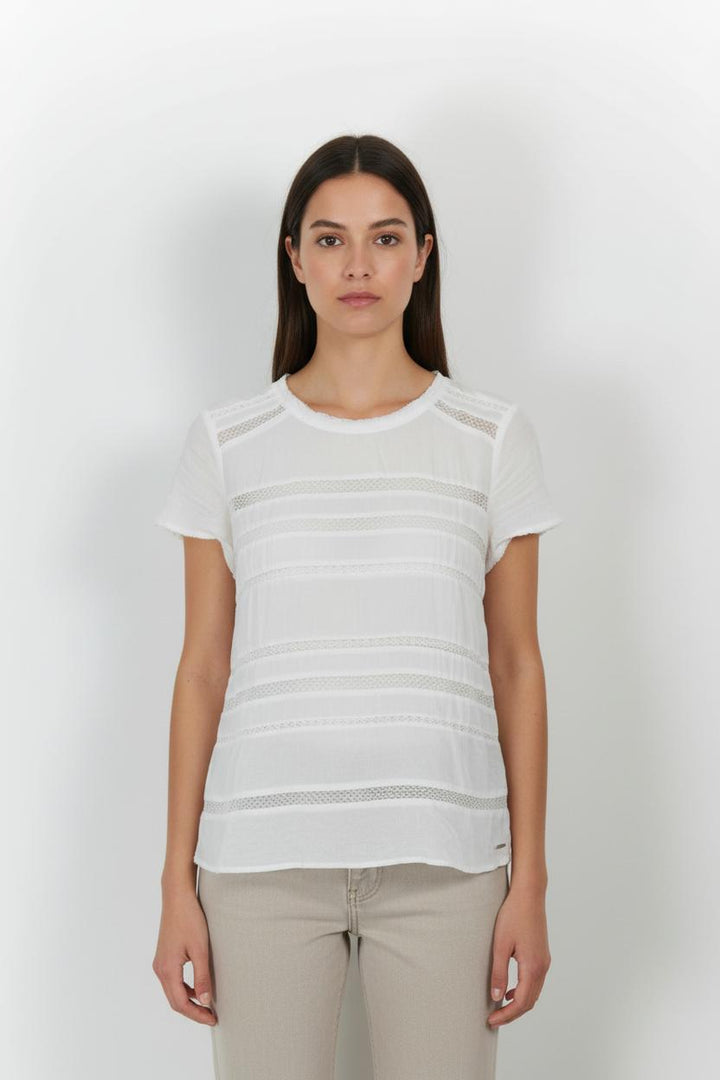 Blouse Blanche - Taille M/38 de la marque IKKS | PARAD65250 - Vendu par Paradigme - Image 1