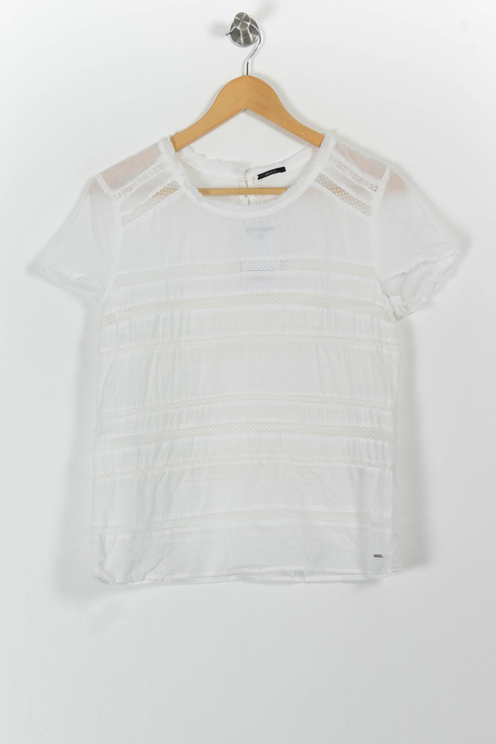 Blouse Blanche - Taille M/38 de la marque IKKS | PARAD65250 - Vendu par Paradigme - Image 2