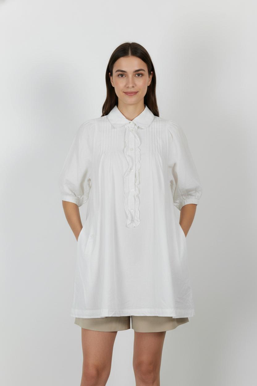 Blouse Blanche - Taille M/38 de la marque Essentiel Antwerp | PARAD65256 - Vendu par Paradigme - Image 1