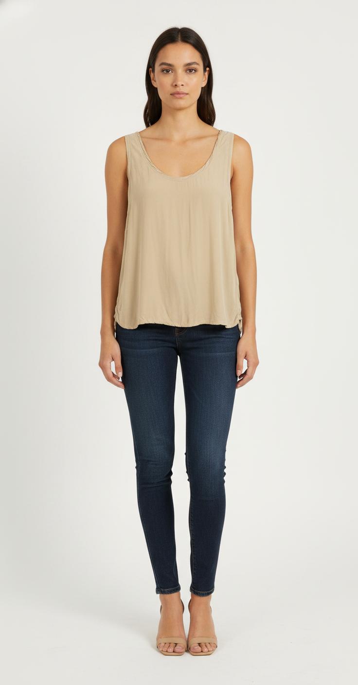 Débardeur Beige - Taille L/40