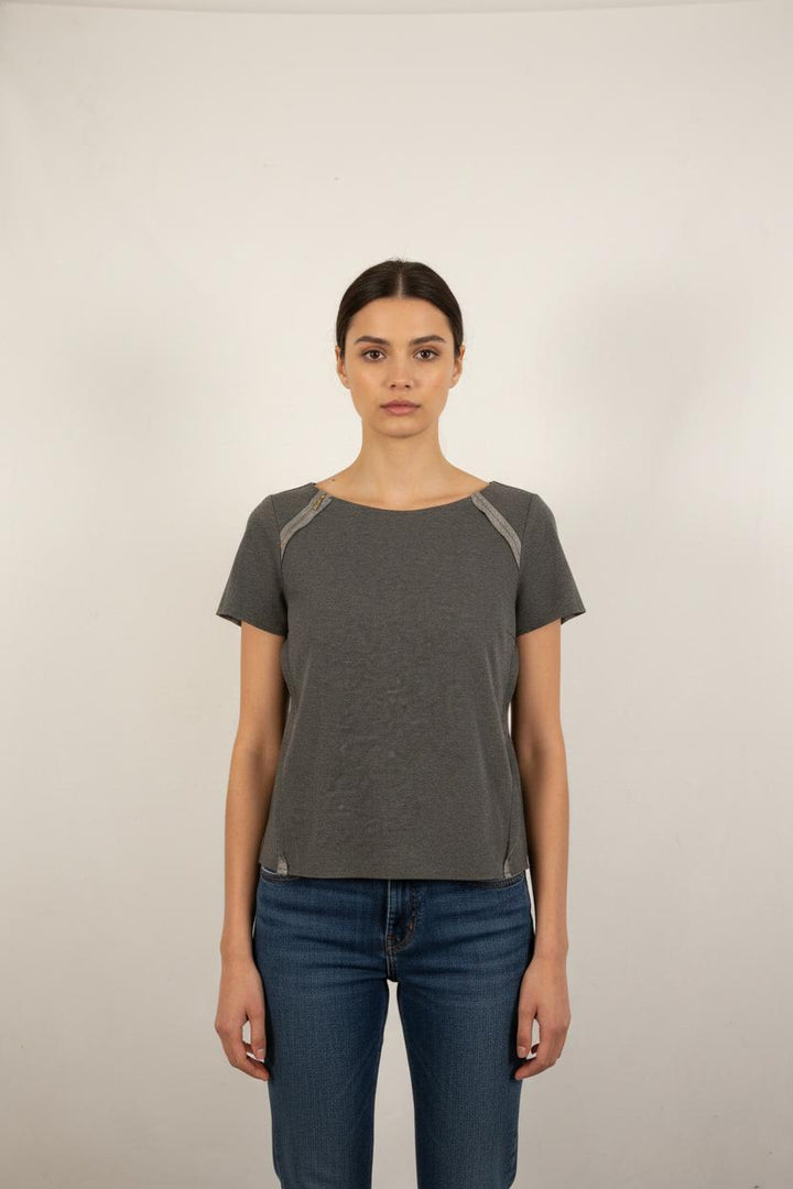 Tee-shirt Gris - Taille M/38