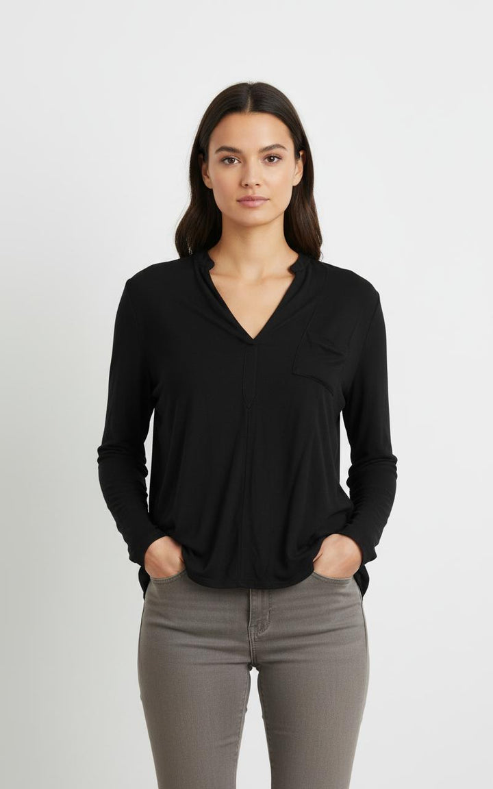 Blouse Noire - Taille S/36