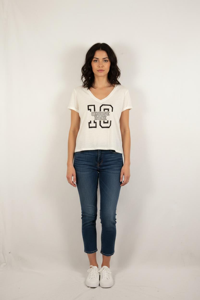 Tee-shirt Blanc - Taille M/38