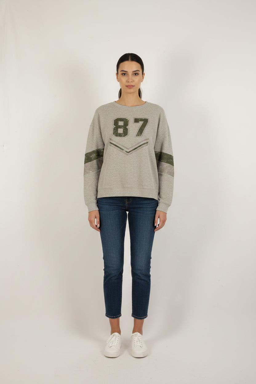 Sweat Gris et Kaki - Taille L/40
