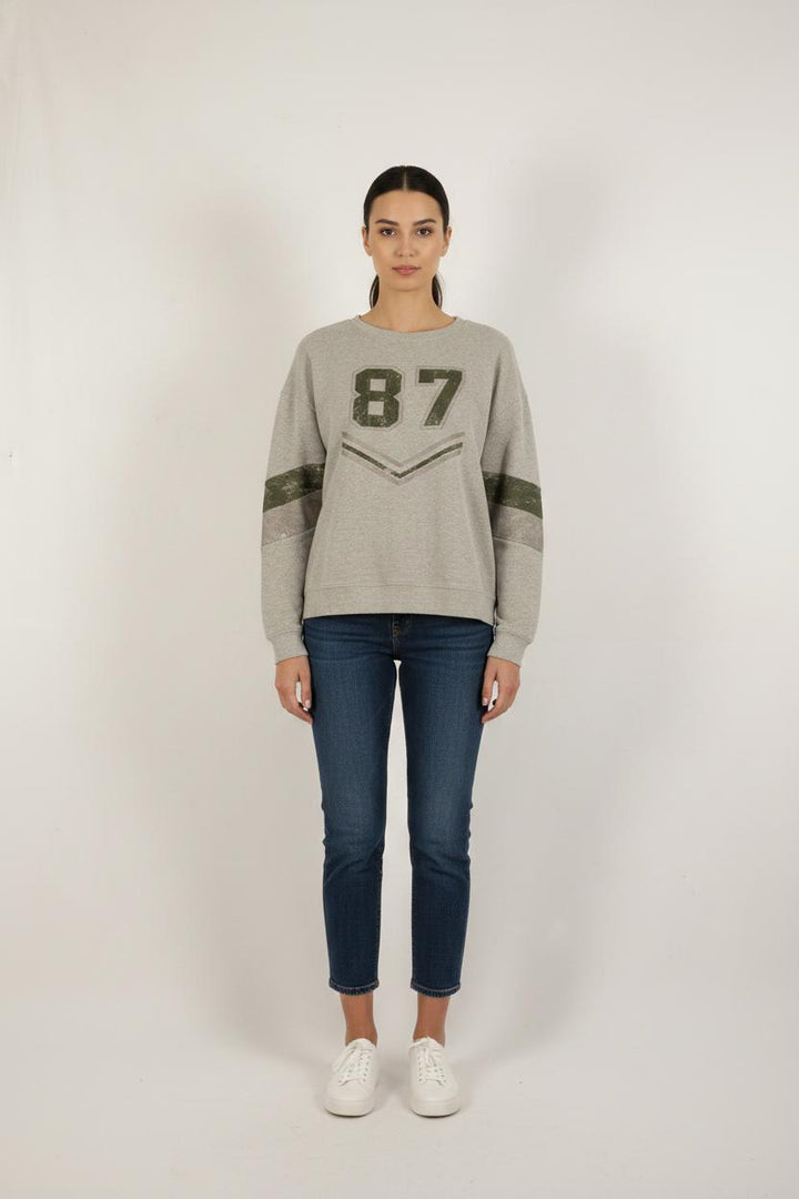 Sweat Gris et Kaki - Taille L/40
