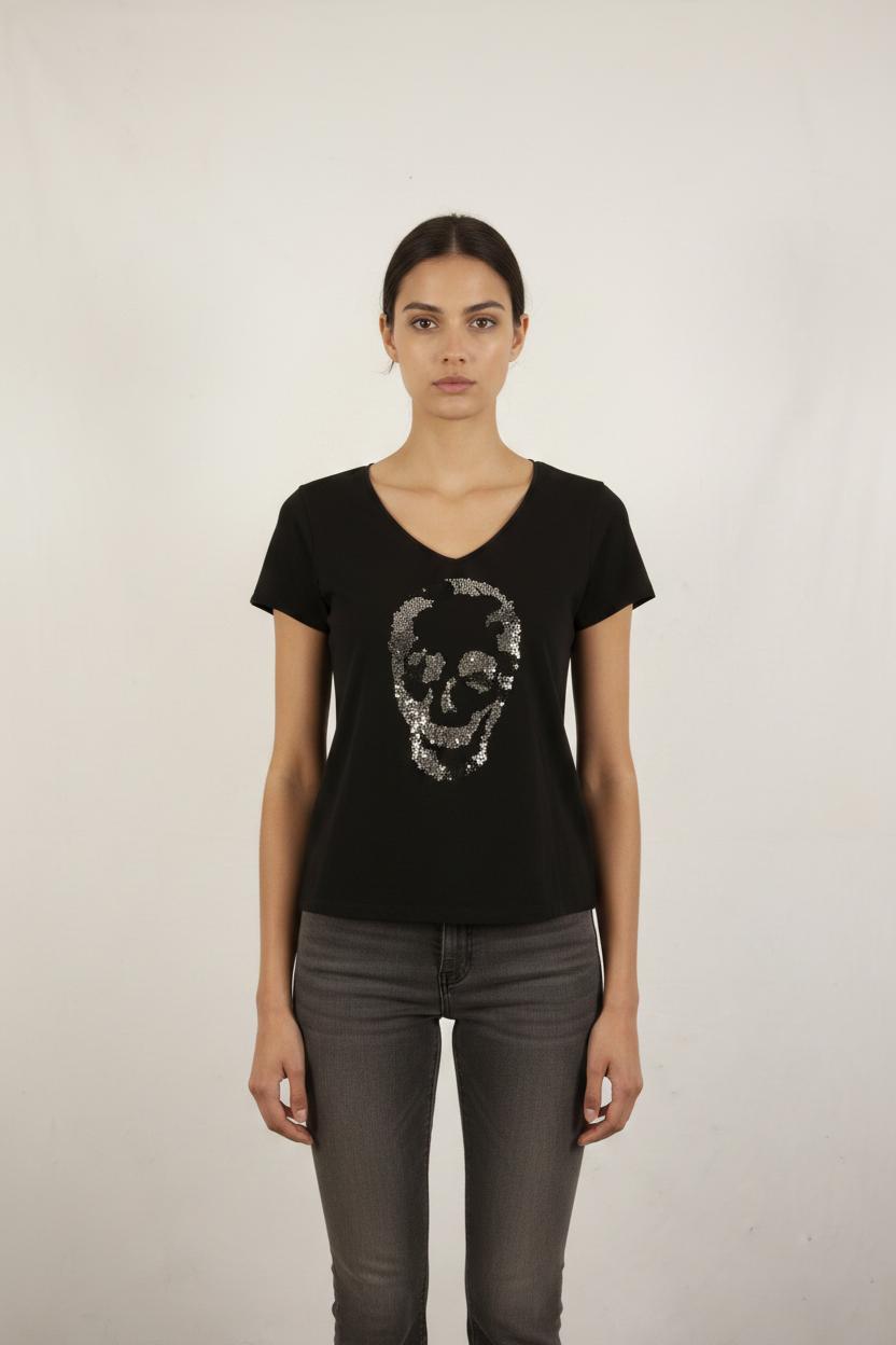 Tee-shirt Noir - Taille M/38
