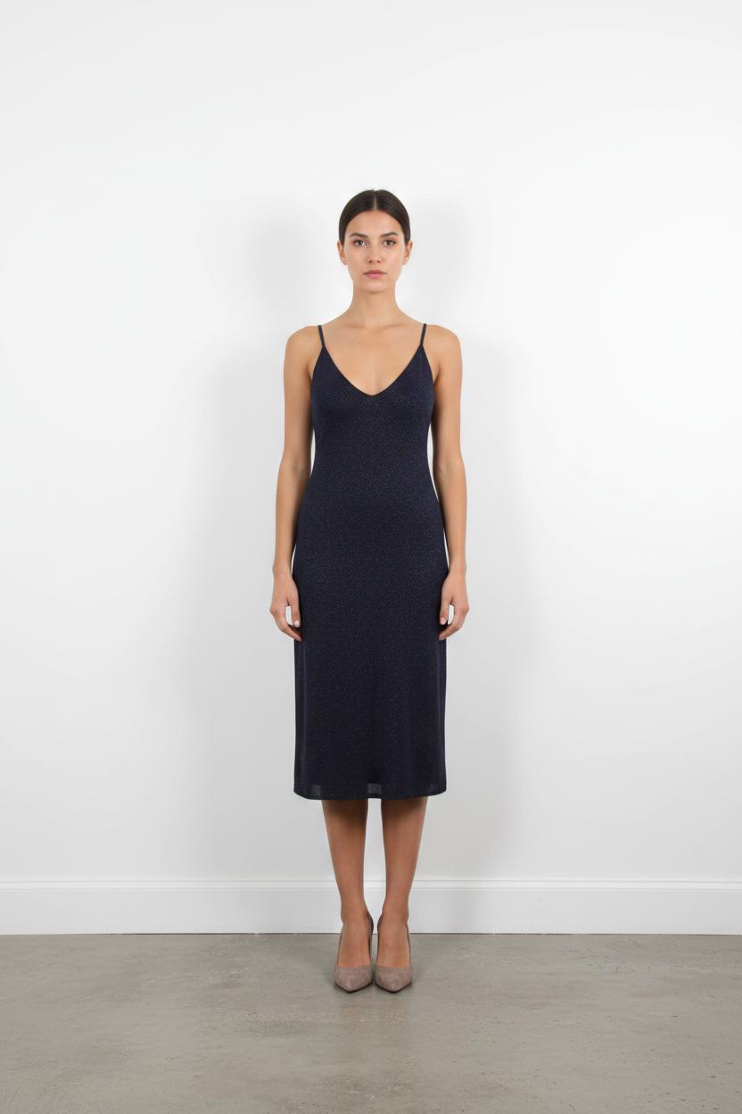 Robe Pailletée Bleue - Taille S/36