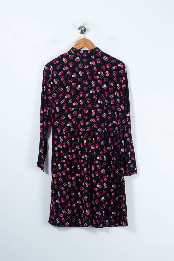 Robe Midi Noire et Rose - Taille S/36 de la marque Des petits hauts | PARAD65403 - Vendu par Paradigme - Image 4